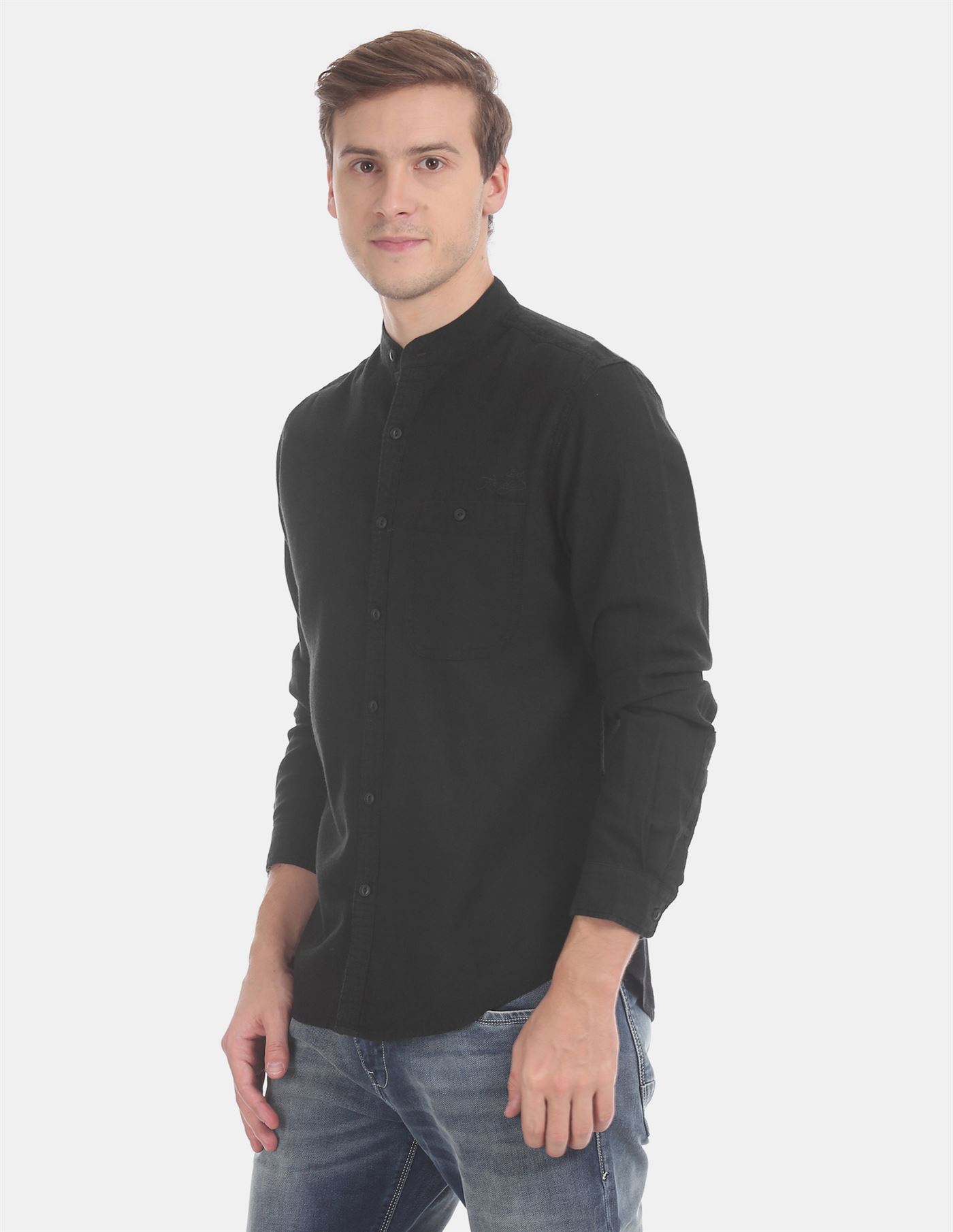 Ed Hardy Men Casual Wear Black Shirt